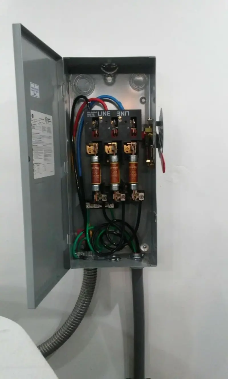 Three-phase disconnect switch installed for Electrical Wiring & Rewiring in Littlestown