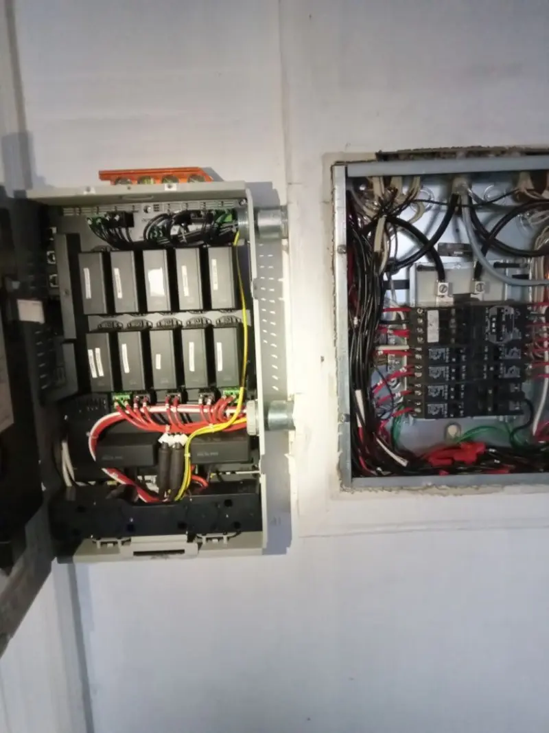 Electrical panel upgrade completed for Security Camera Wiring in Littlestown